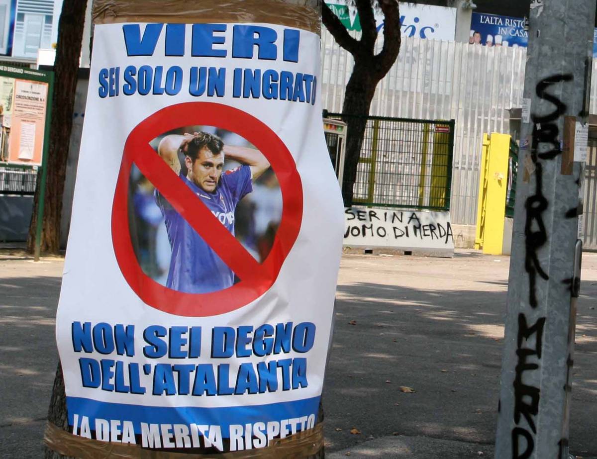 Bergamo in rivolta: ultrà 
dichiarano guerra a Vieri