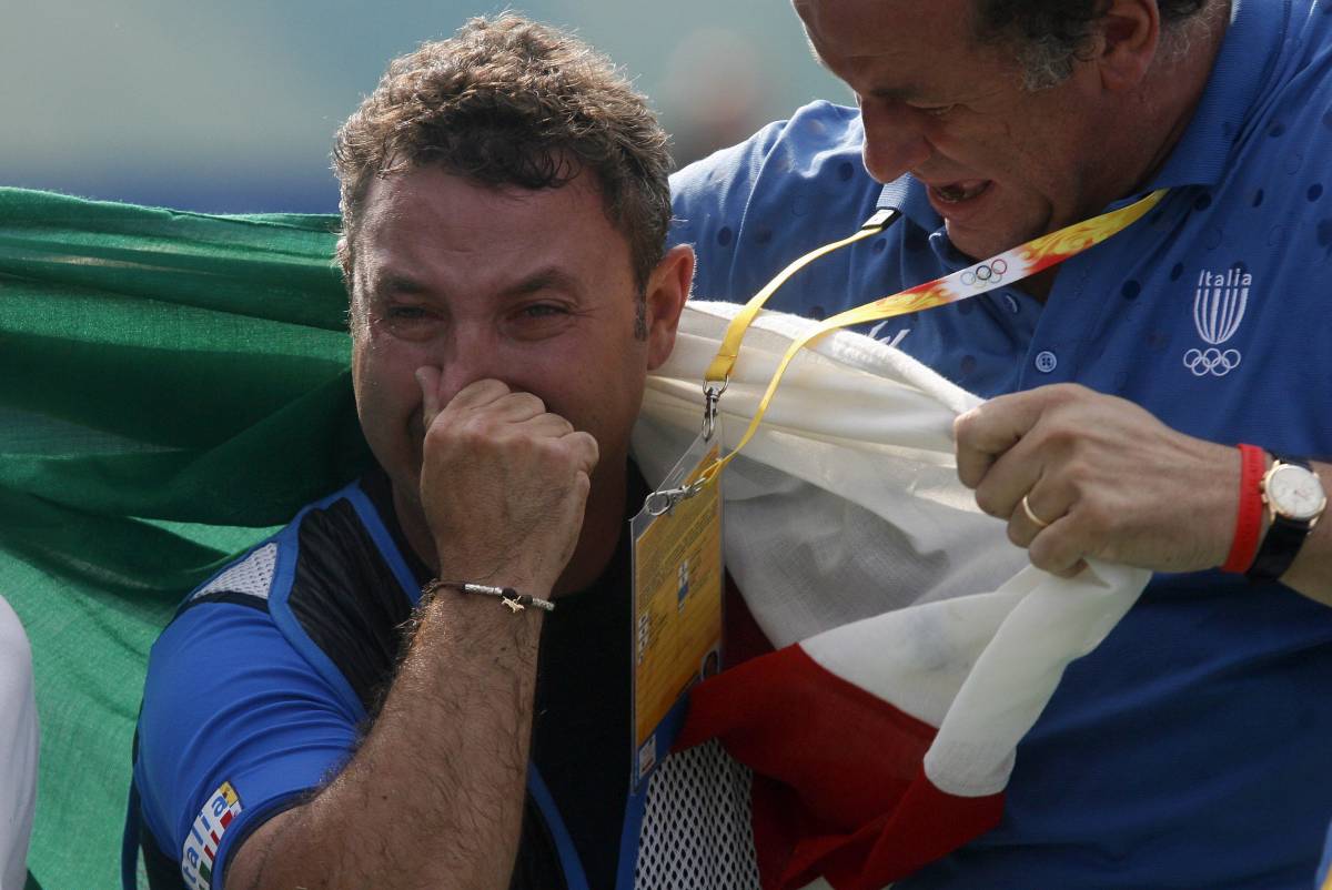 Tiro a volo: Francesco D'Aniello è d'argento