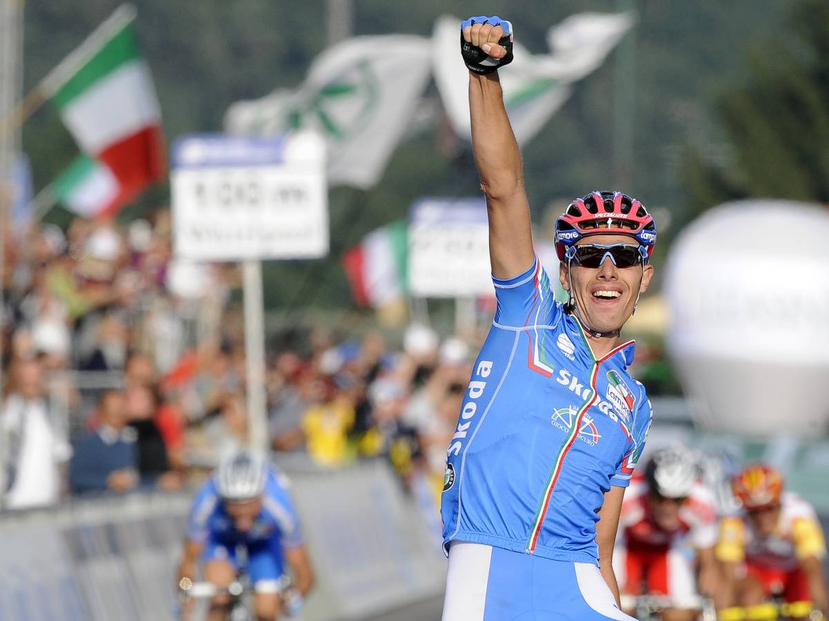 Ballan, scatto mondiale. Italbici in trionfo 
Cunego è secondo, Rebellin quarto