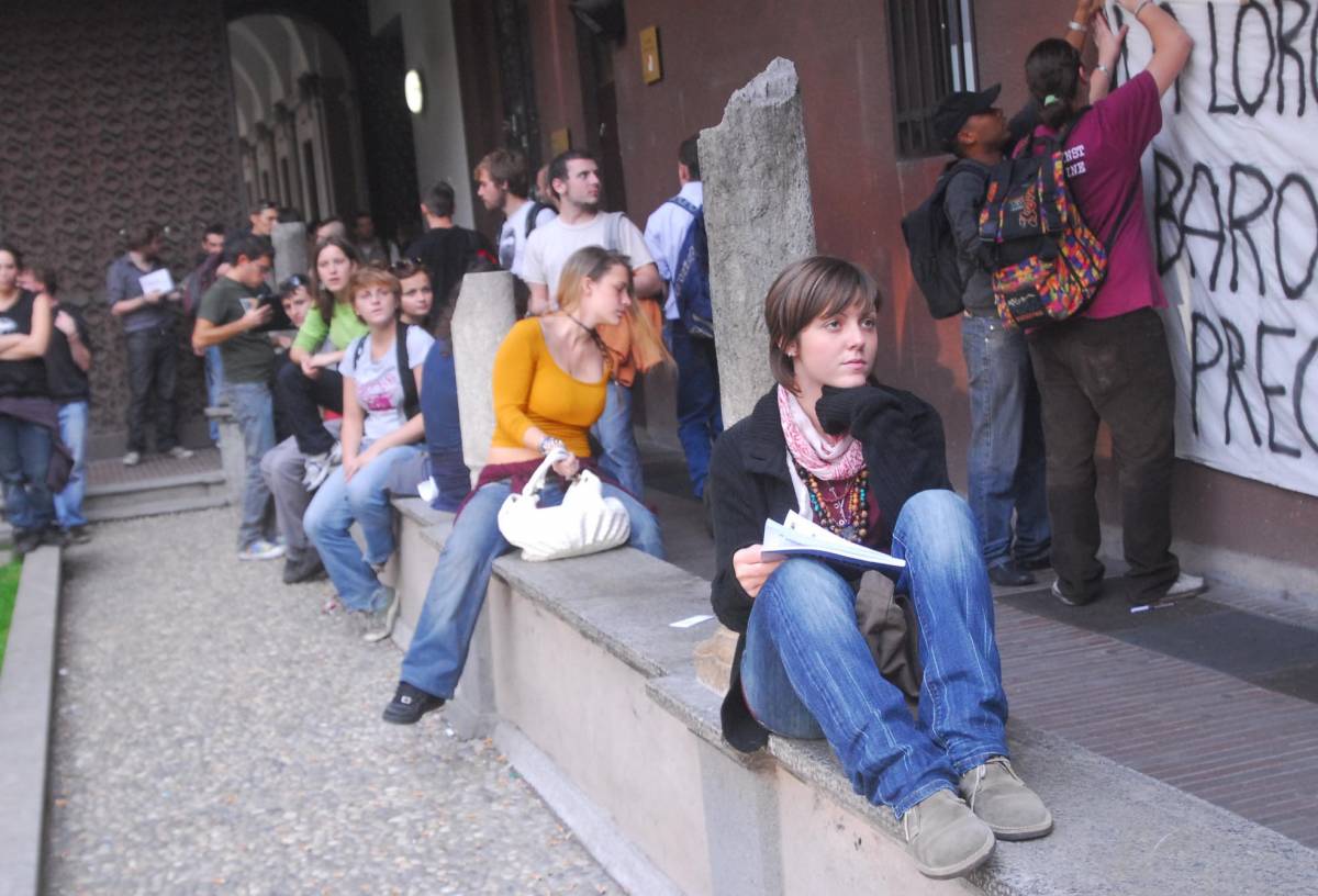 Proteste nelle università 
Milano, Statale occupata