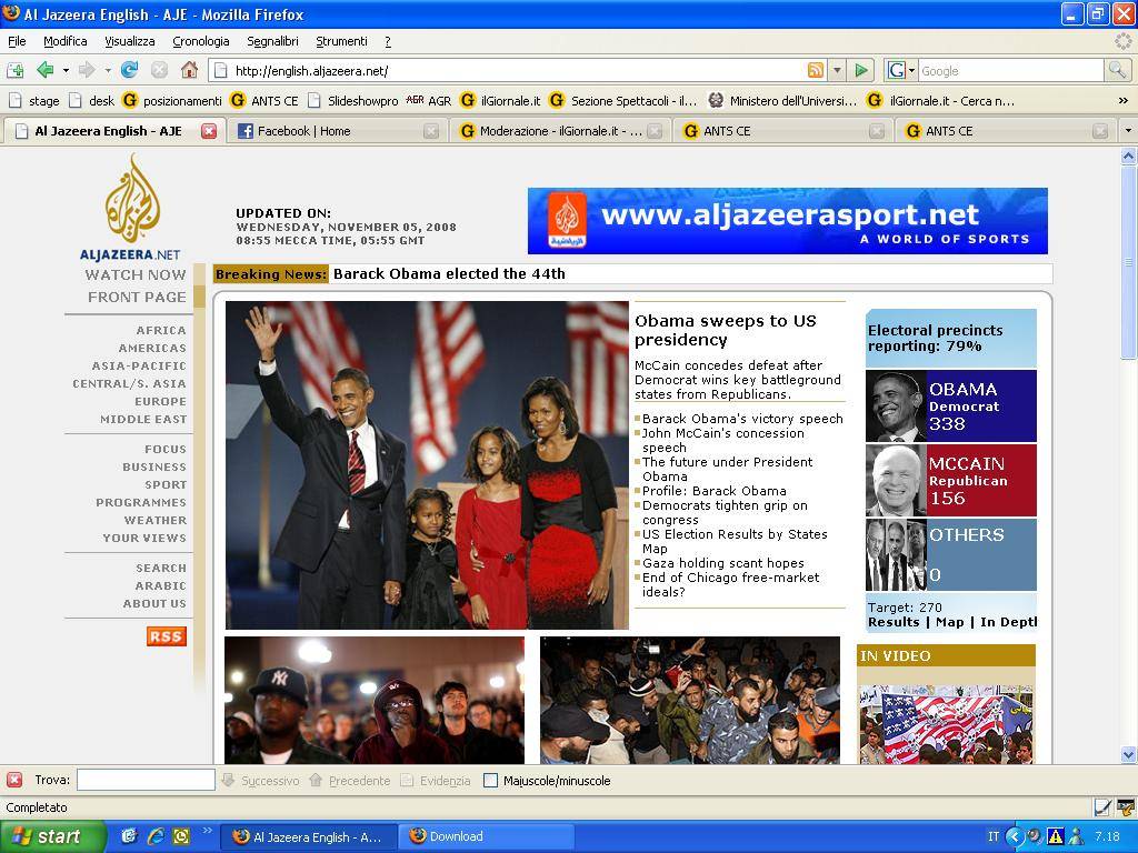 Le prime pagine del mondo celebrano Obama