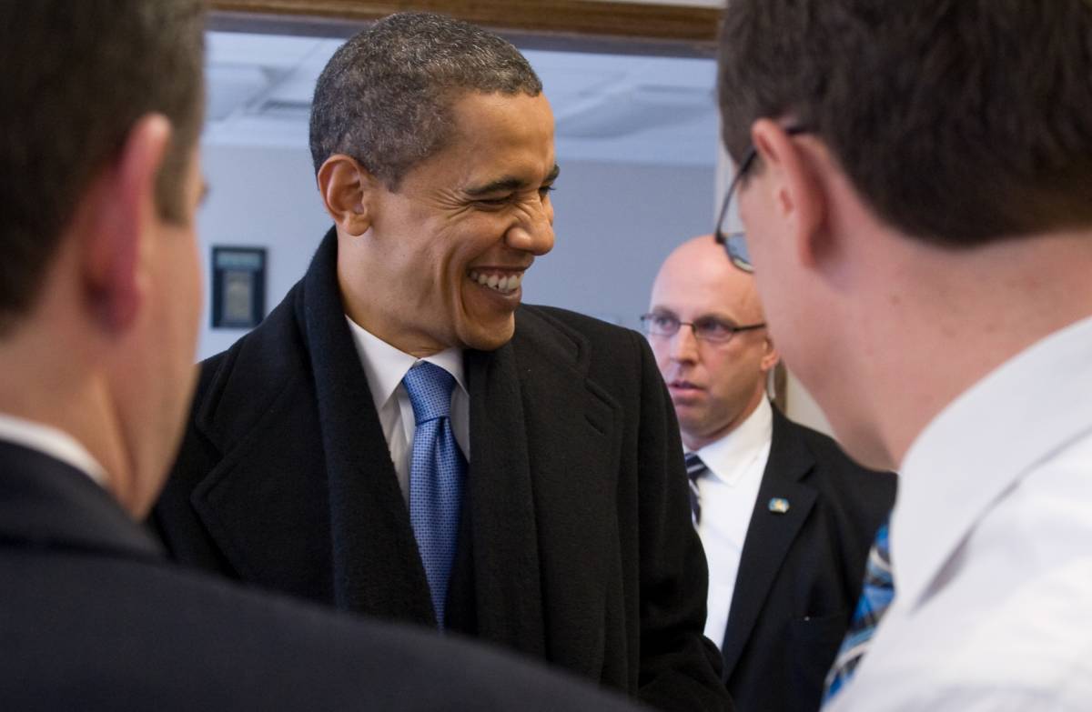 Obama scende in capo per le olimpiadi a stelle e strisce