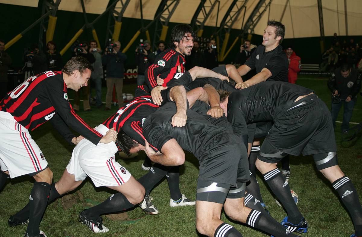All Blacks a Milanello 
per "caricare" il Milan
