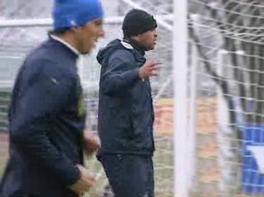 Adriano torna ad allenarsi 
Mourinho: "Presto in campo"