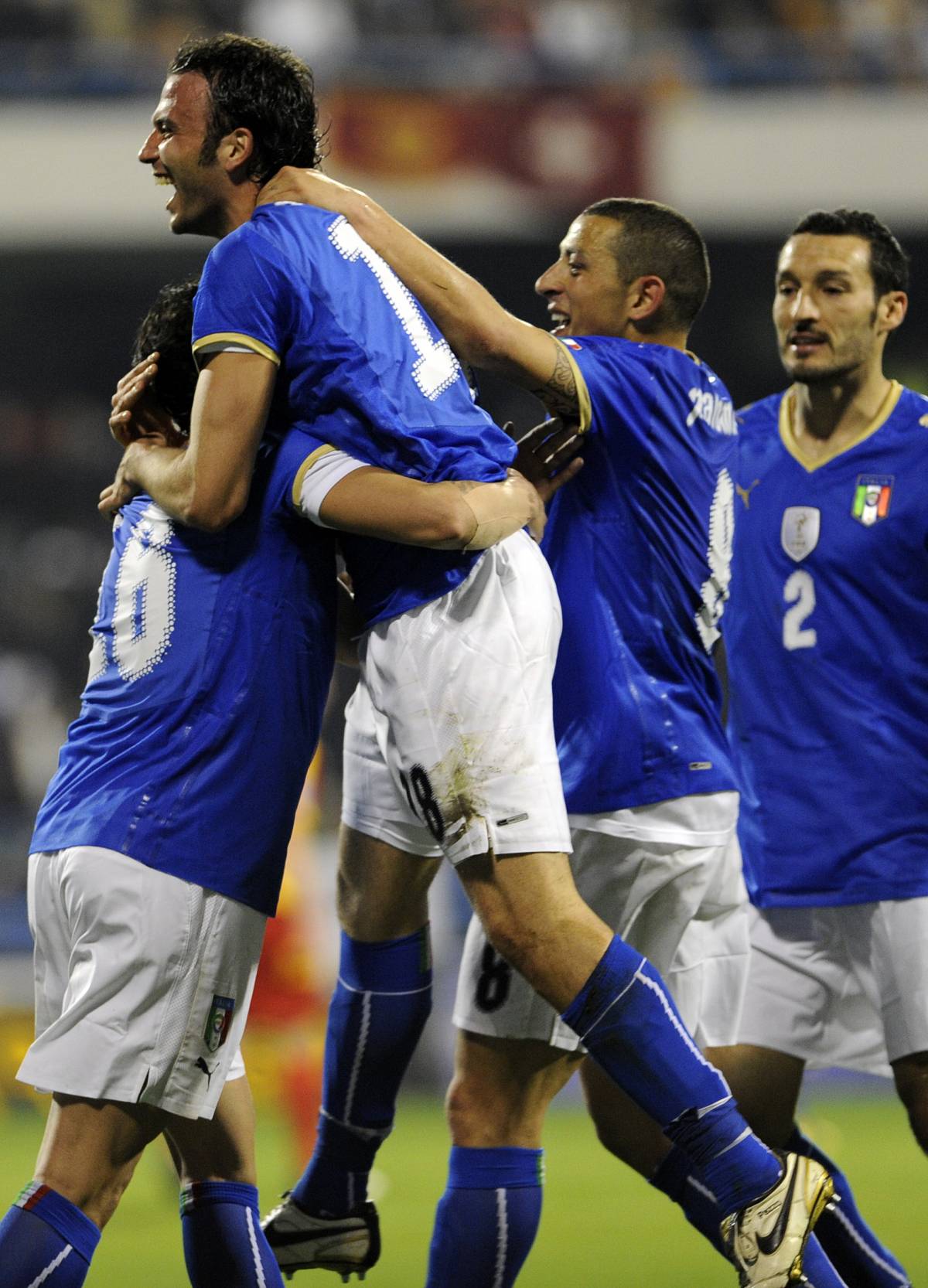 Italia, debutto vincente 
Pazzini-gol fa felice Lippi