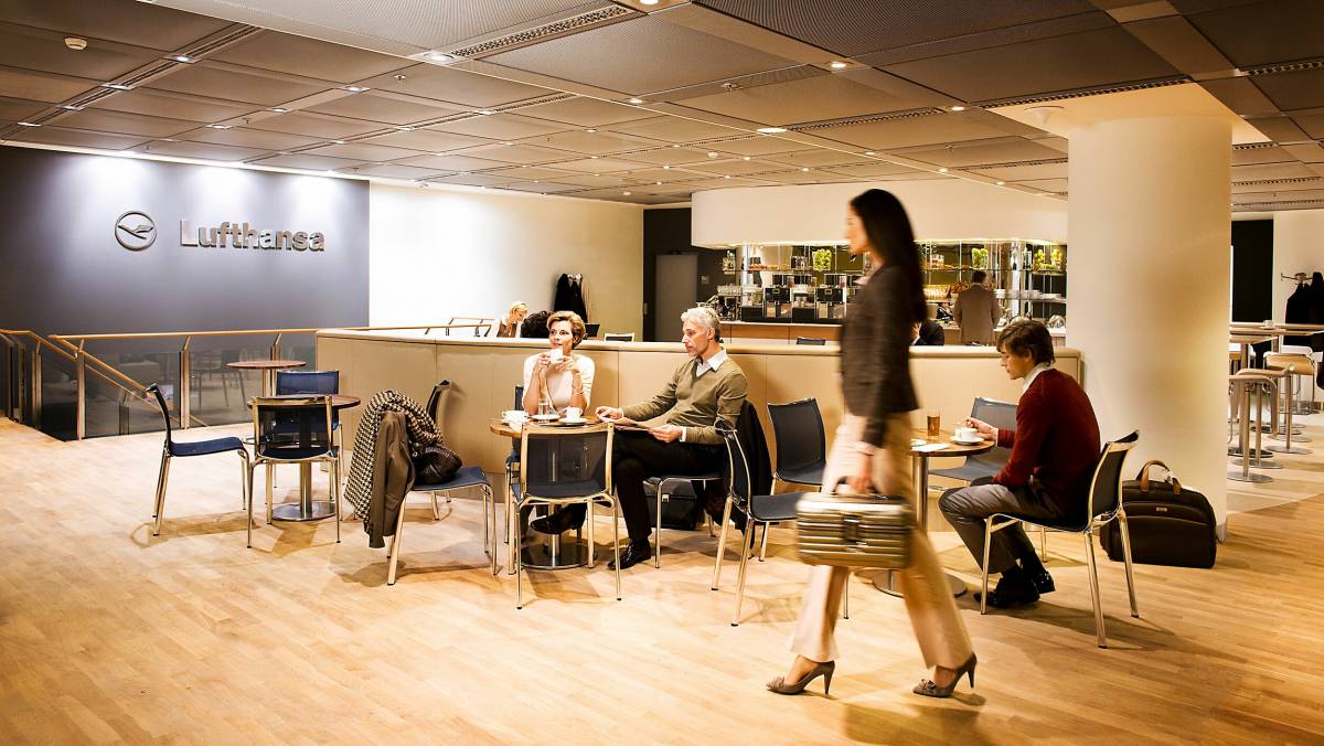 Lufthansa, relax in volo: 
lounge di prima classe