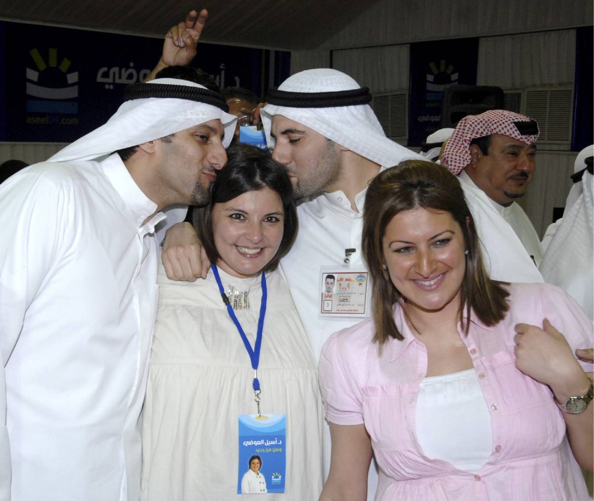 Kuwait, per la prima volta 
quattro donne 
elette in parlamento