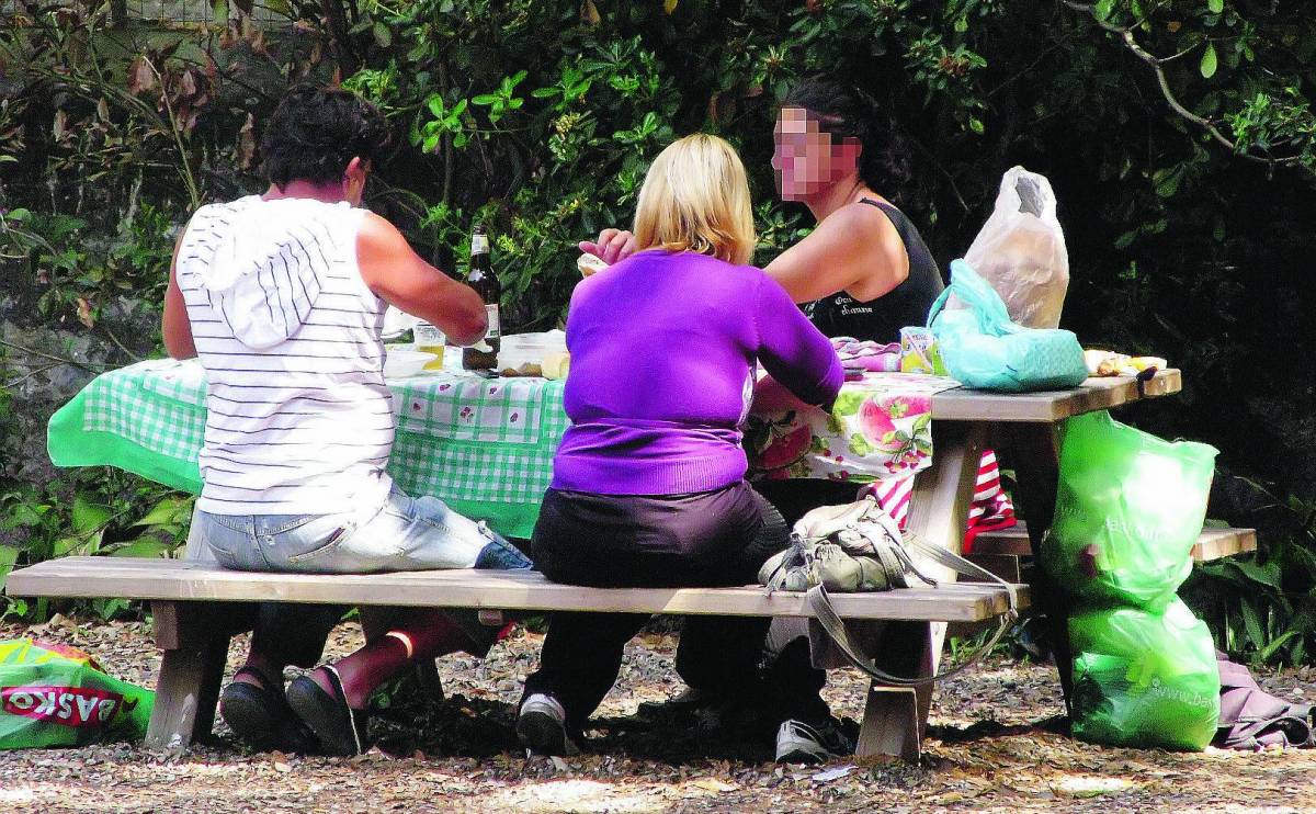 Chiassose grigliate nei giardini di Villa Croce