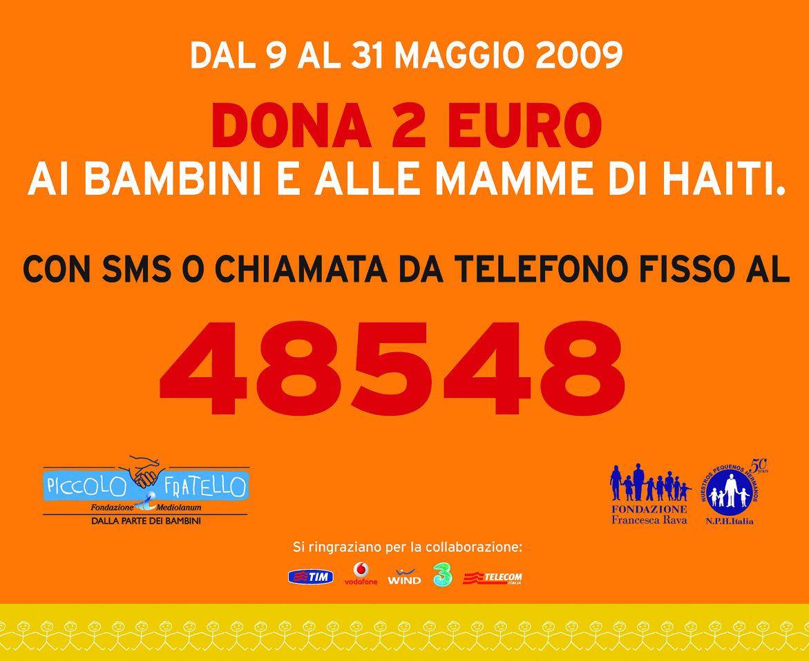 Sms solidale per Piccolo Fratello