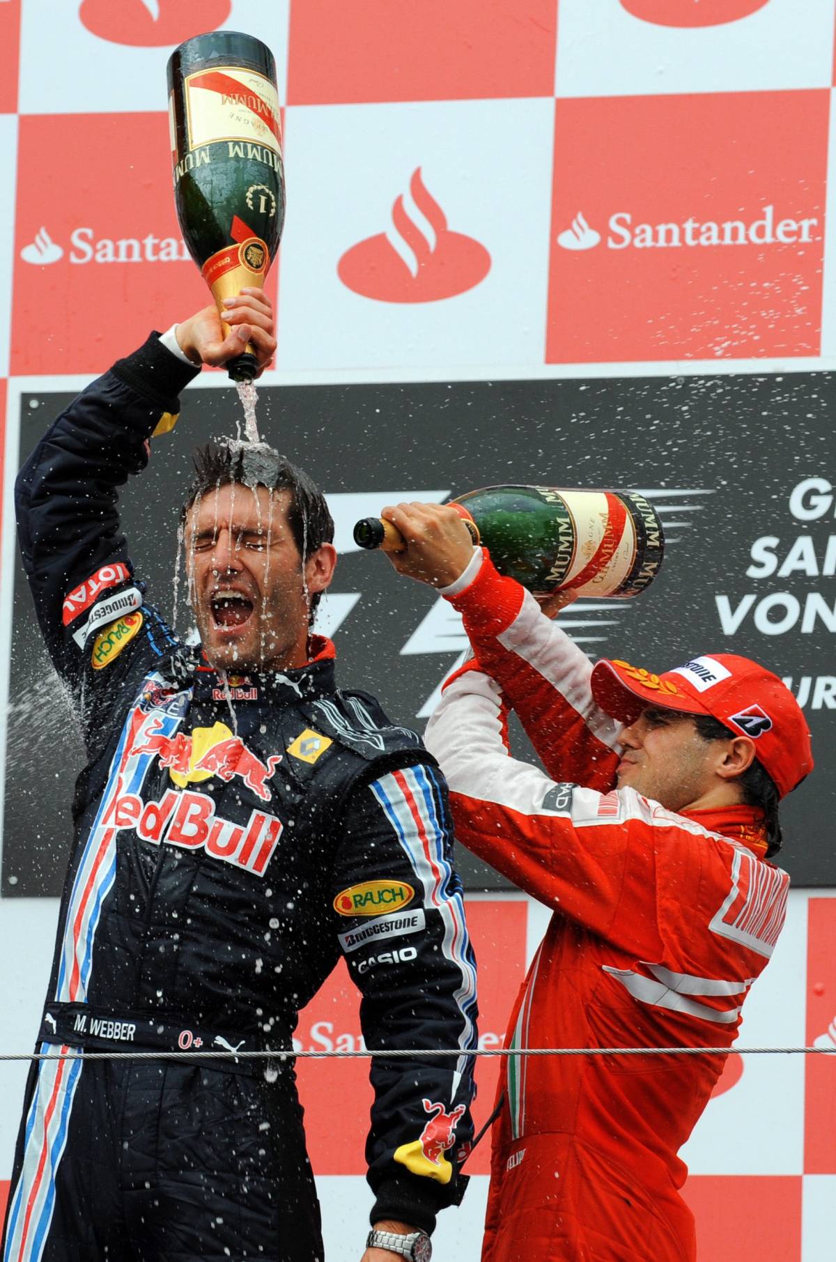 F1, Webber in trionfo 
e Massa arriva terzo