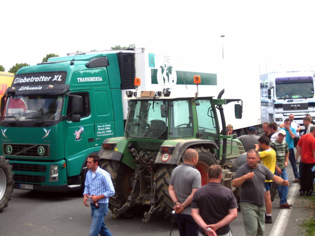 Latte, la protesta invade Strasburgo