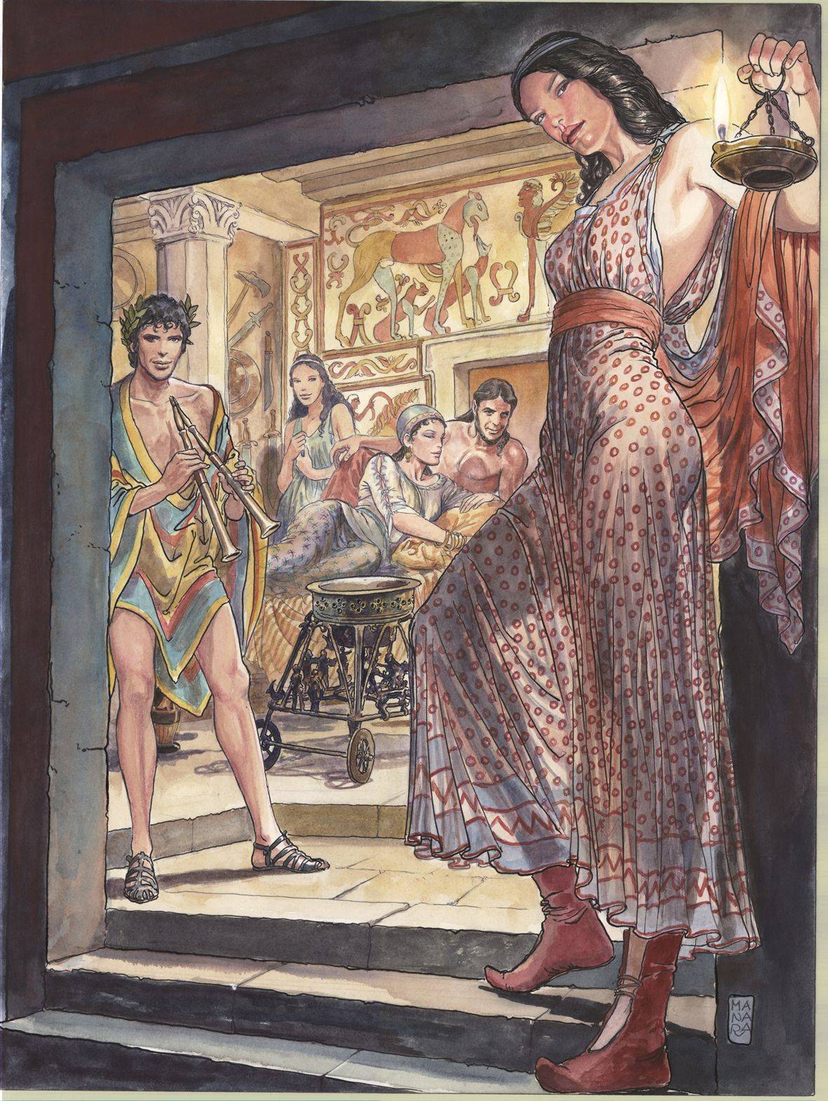 Gli Etruschi diventano "moderni" 
grazie ai fumetti di Milo Manara