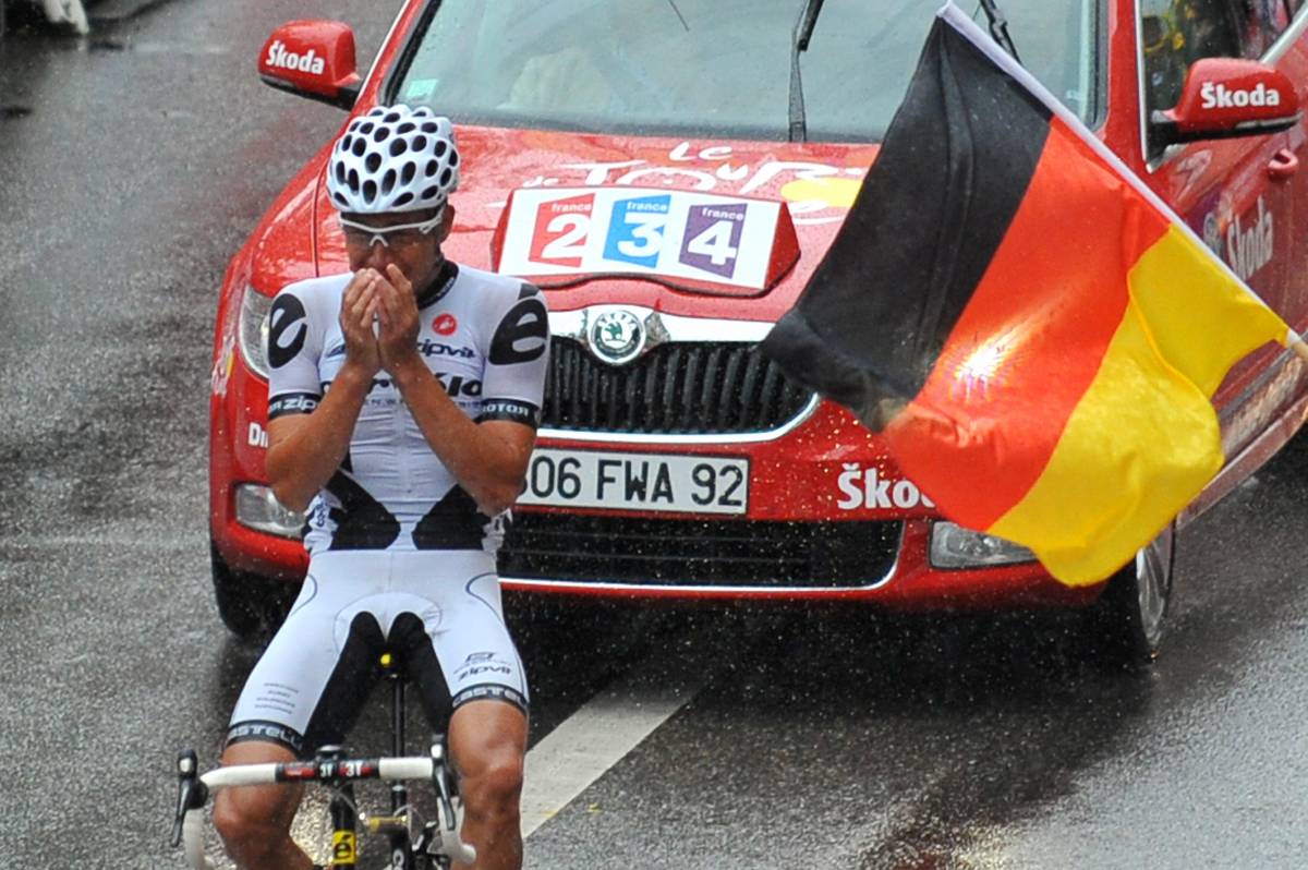 Tour, Haussler piange di gioia 
Nocentini settima volta in giallo
