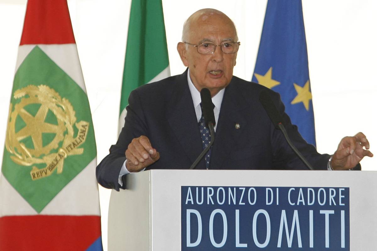 Napolitano sulle Dolomiti: "Italia inscindibile"
