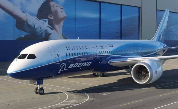 Boeing, il nuovo 787 entro fine anno