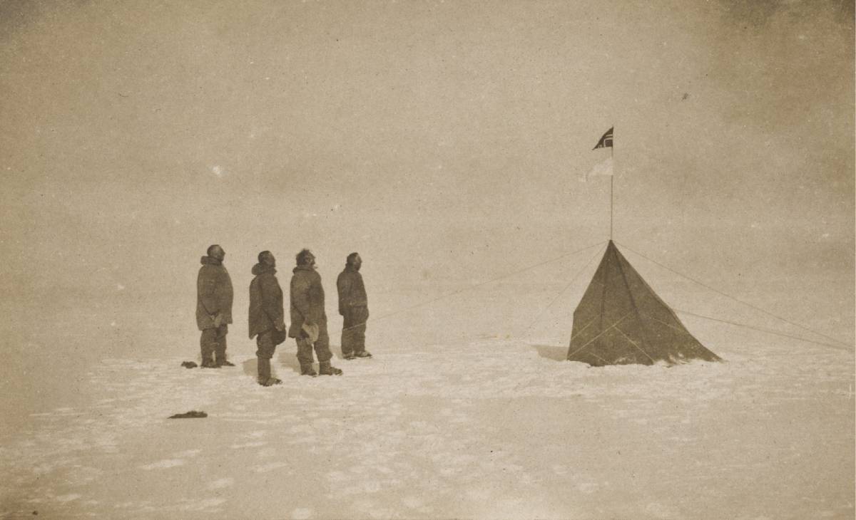 Amundsen al Polo Sud: 
ecco la foto dell'epopea