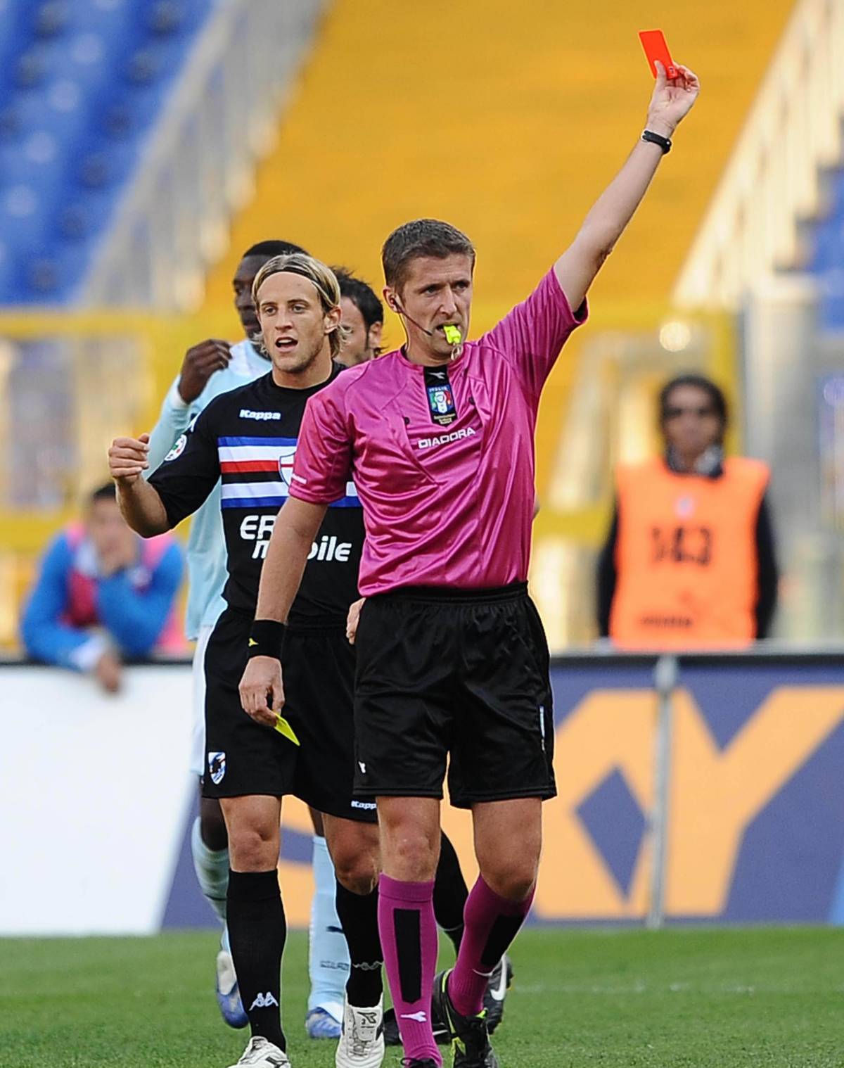 L’EX ARBITRO  CLAUDIO PIERI