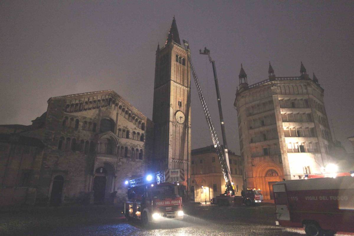 Parma, saetta sul Duomo 
Scoperta guglia del '200
