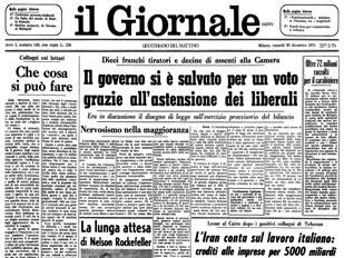 La crisi economica e le speranze di Indro Montanelli