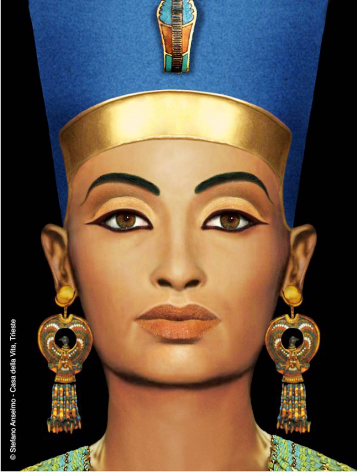 Bellissima, ma con le rughe e il naso sporgente: ecco il vero volto di Nefertiti