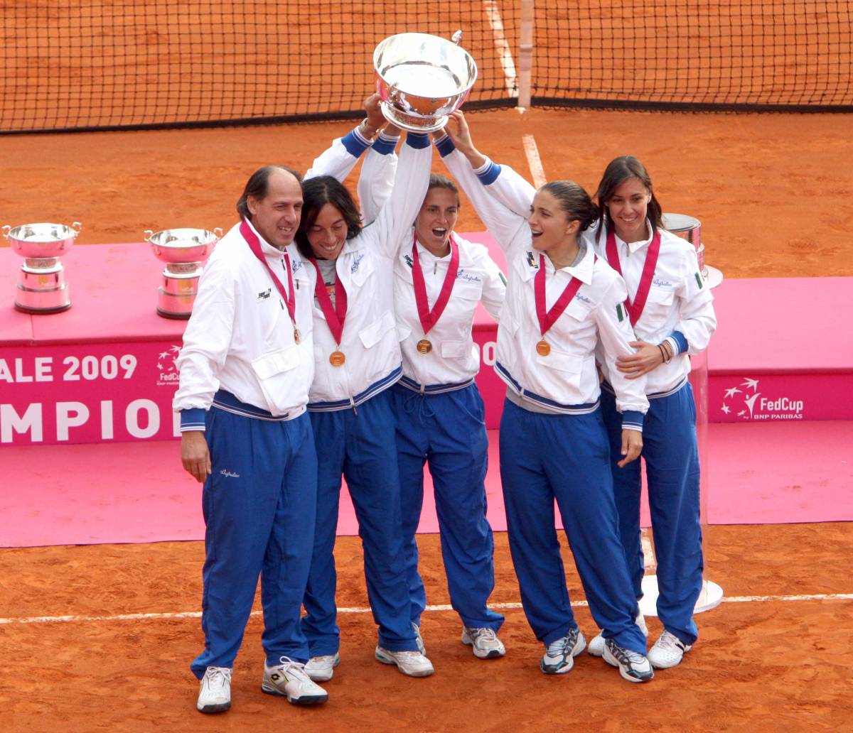 Tennis, l'Italia vince 
la Federation Cup