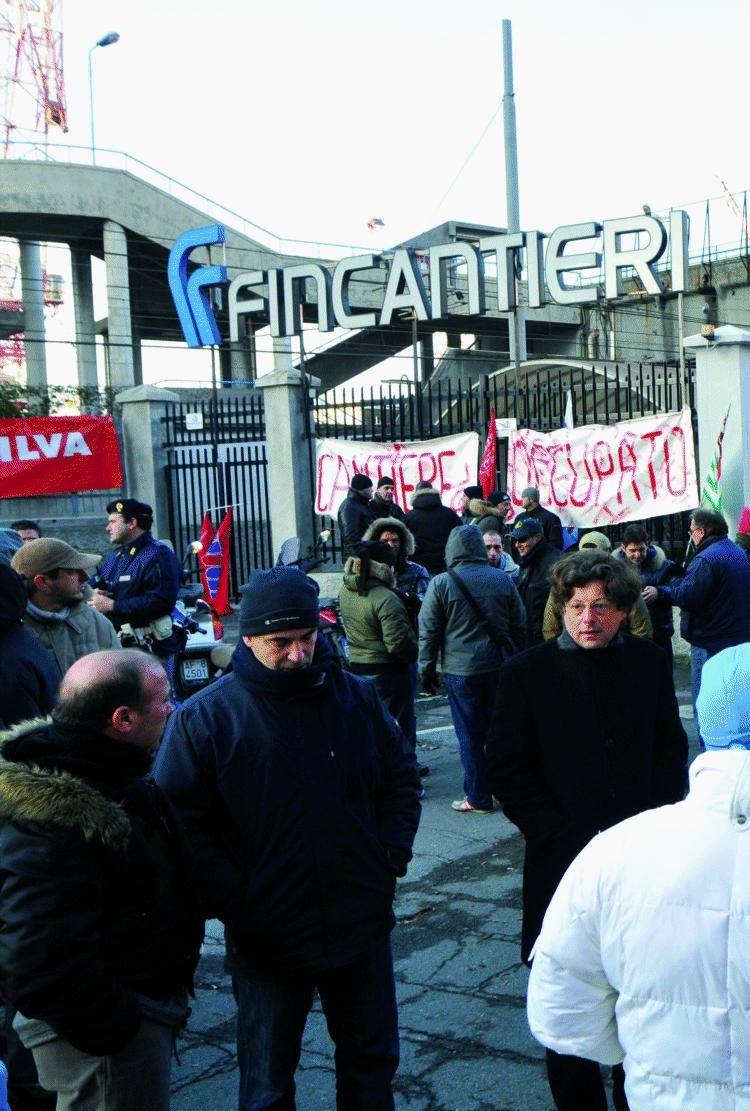 Fincantieri non chiude, ma alla Fiom non basta