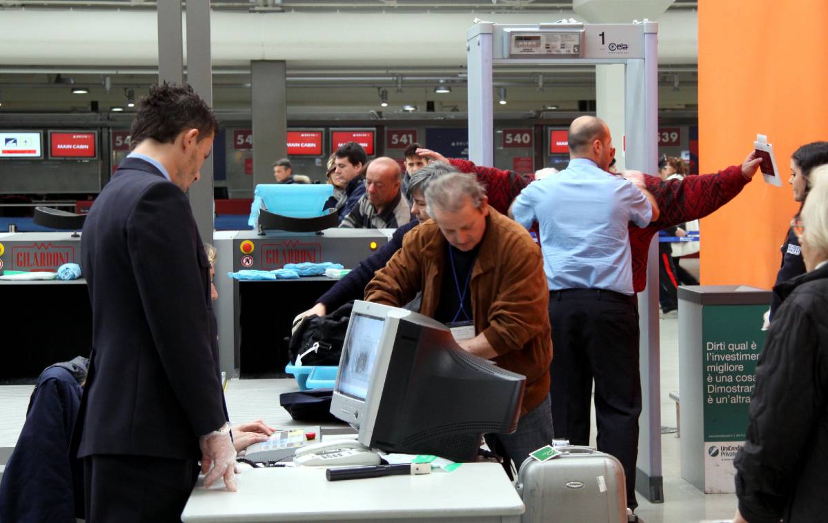 Fiumicino e Malpensa: controlli dei passeggeri più rigidi