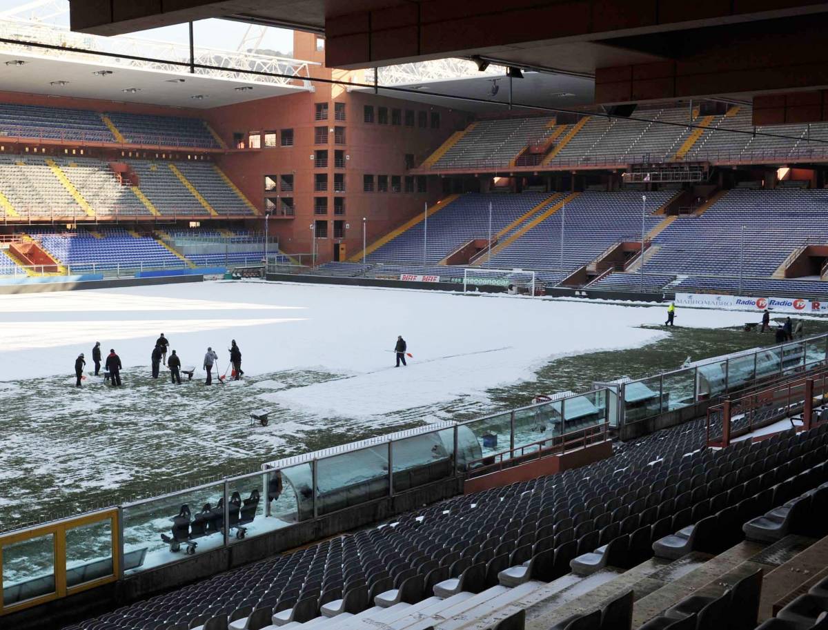 Il Comune butta neve sul Genoa e lo mette nei guai con la Figc