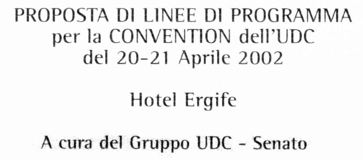 "Alternativi alla sinistra": patto tradito da Casini