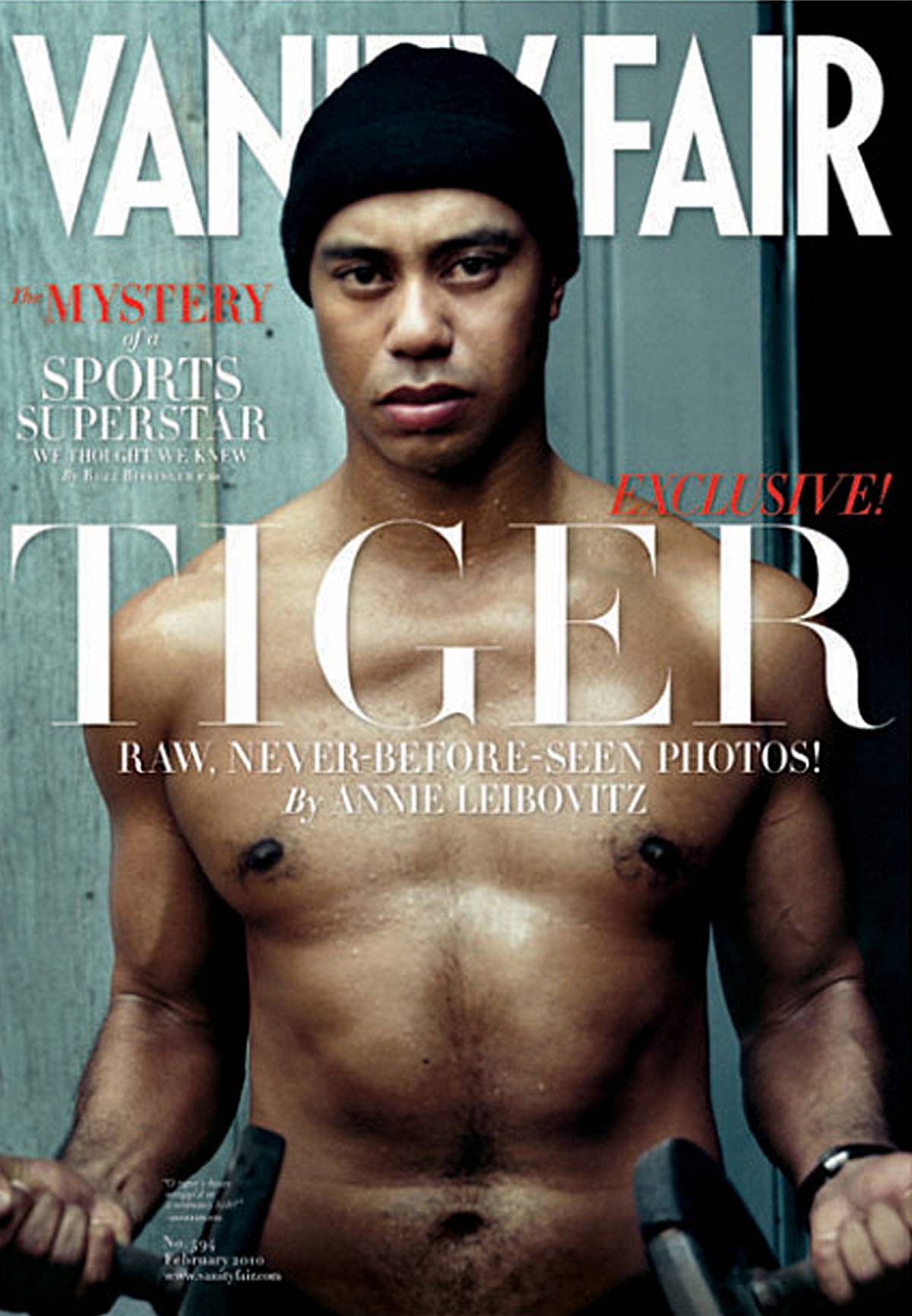 Tiger Woods desnudo sulla copertina di Vanity Fair Usa