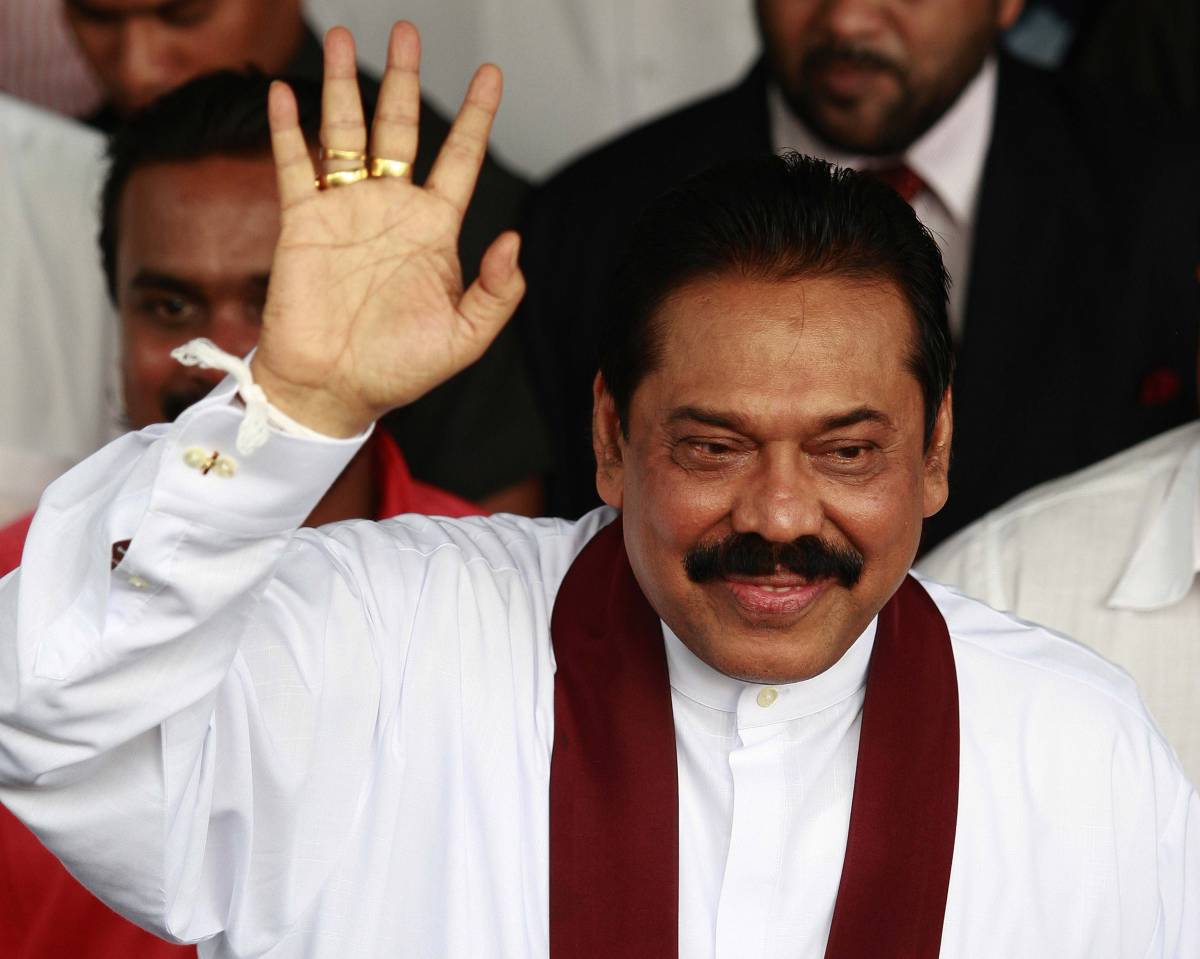 Sri Lanka, Rajapaksa rieletto presidente