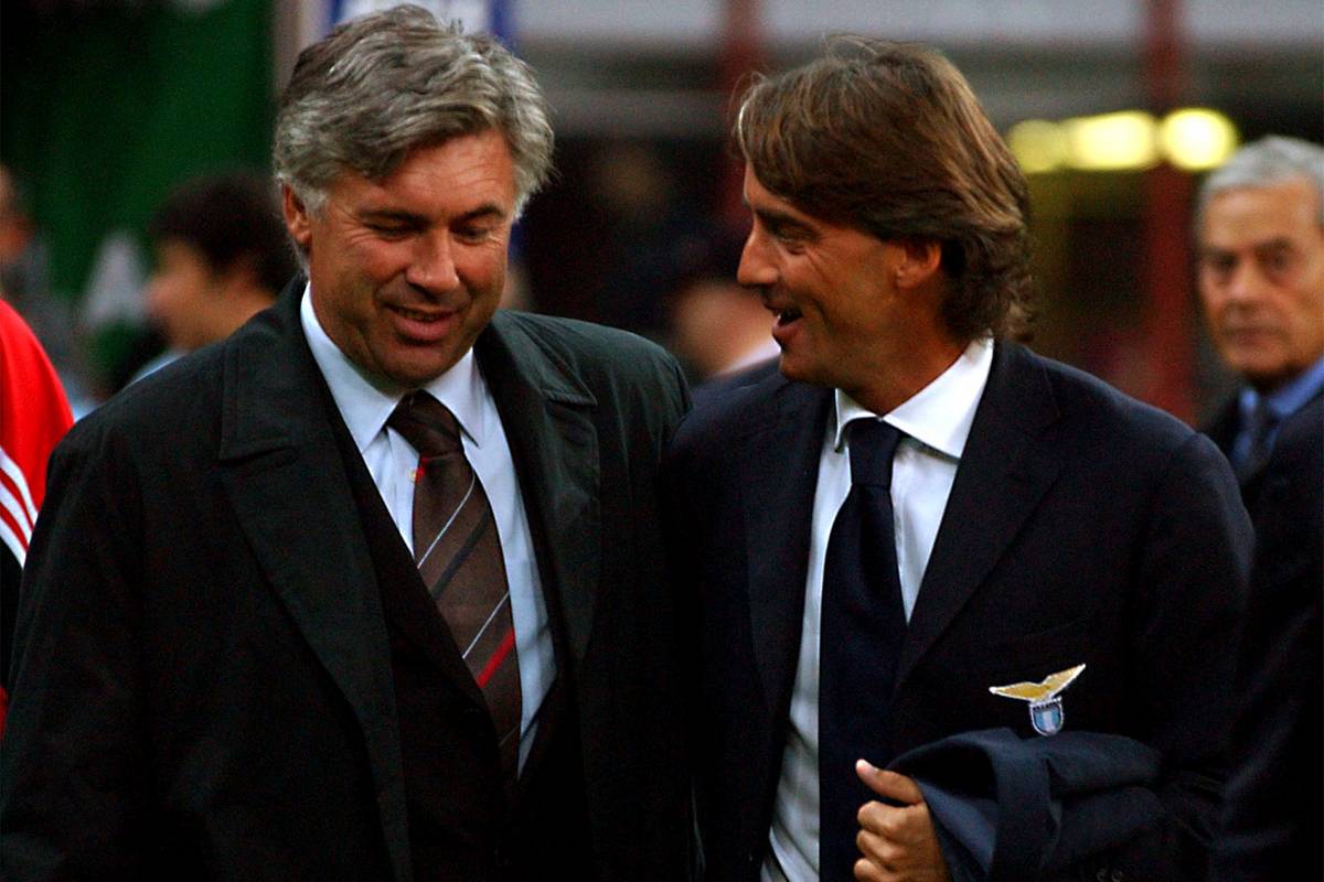 Oggi sfida Ancelotti-Mancini