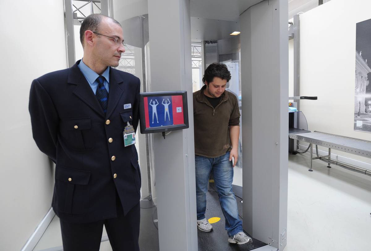 Body scanner, il primo a Fiumicino