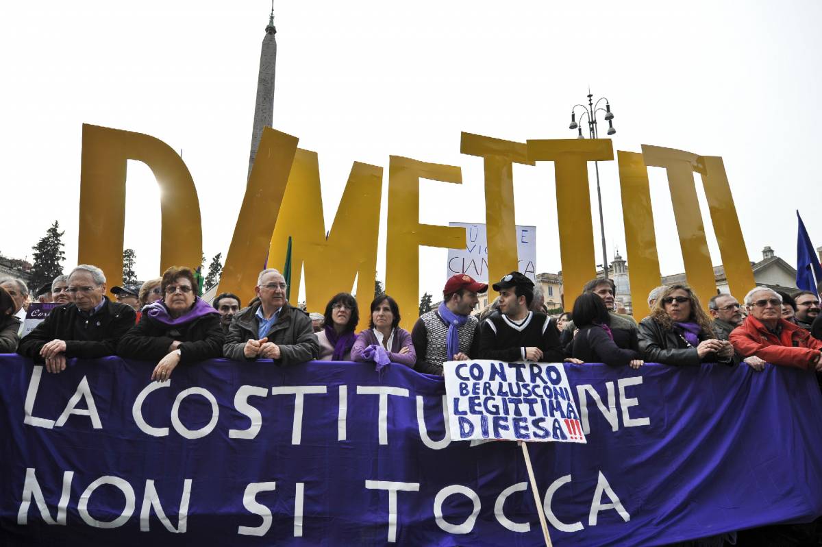 Popolo viola: dopo tre mesi la prima scissione