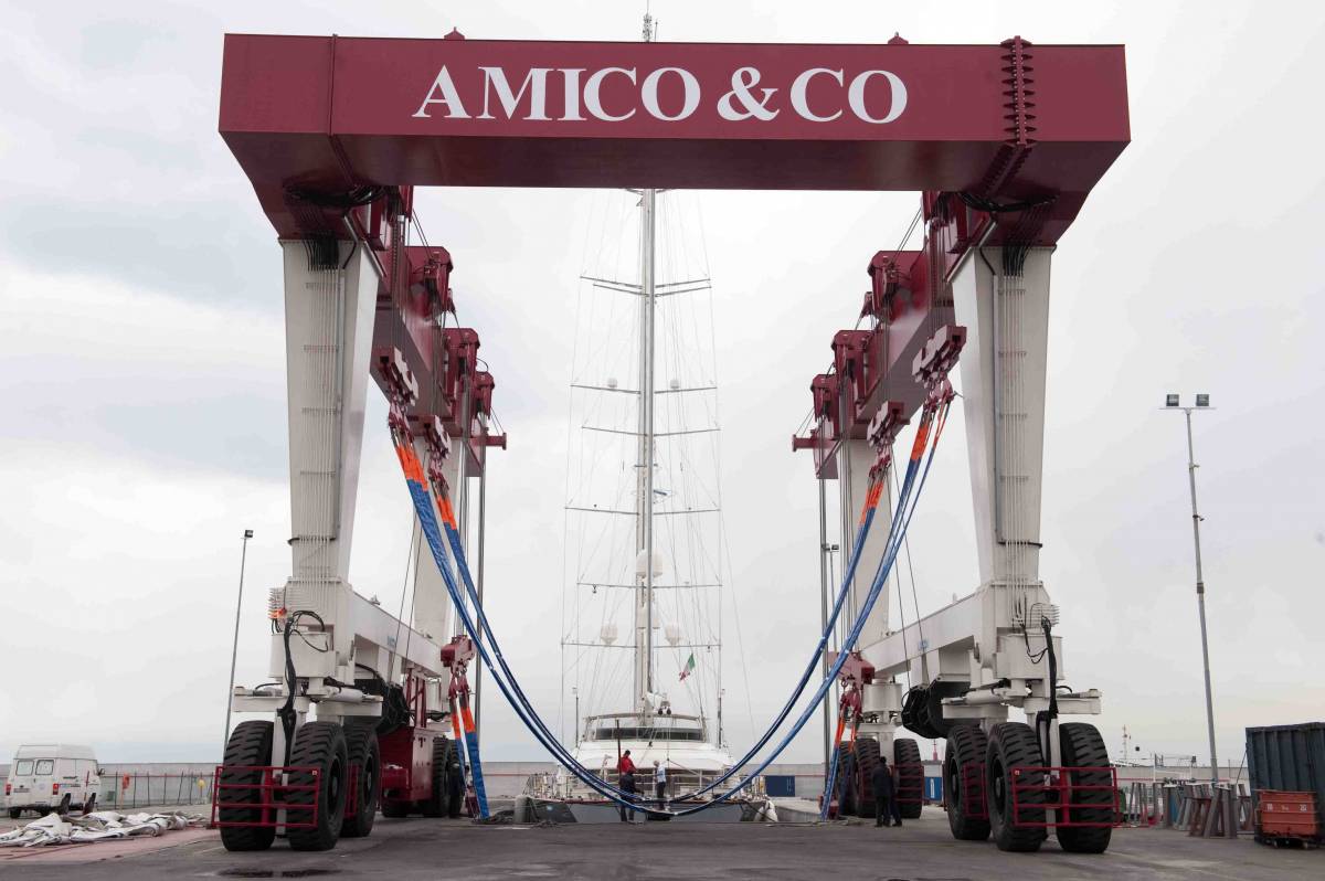 Amico & Go, ecco il travel lift più grande del mondo