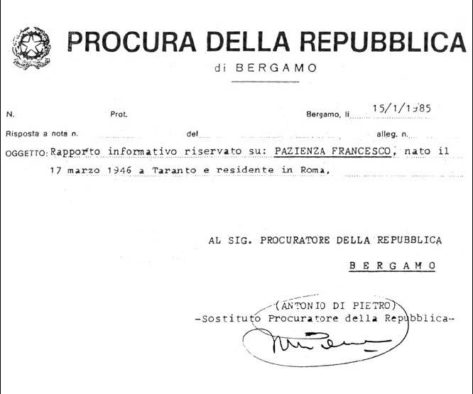 "Il vescovo mi ha rivelato che il noto faccendiere..."