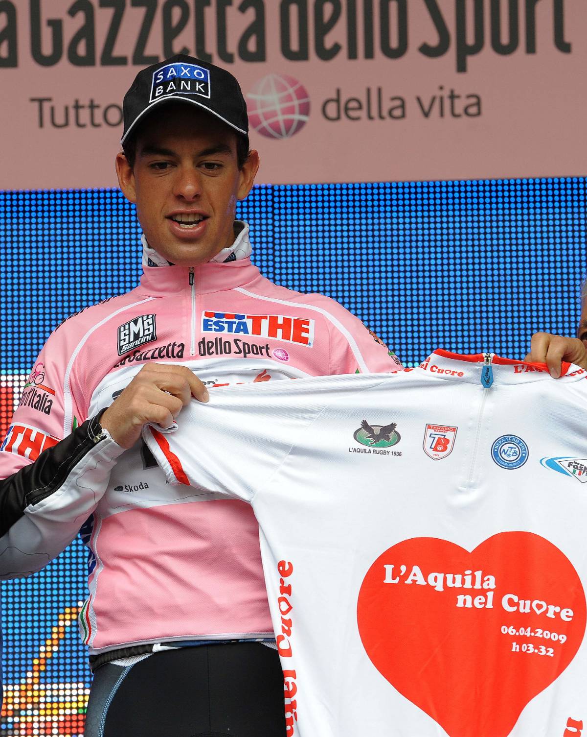 Colpo di scena all'Aquila 
La maglia rosa è Porte