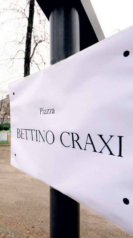 "Nessuna retromarcia 
La via Craxi si farà 
e la vorrei al Castello"