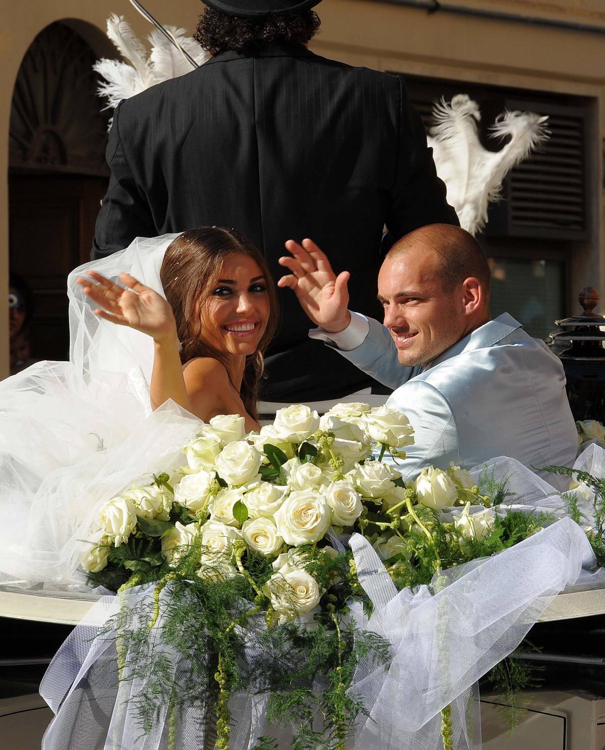 Matrimonio da fiaba per Sneijder