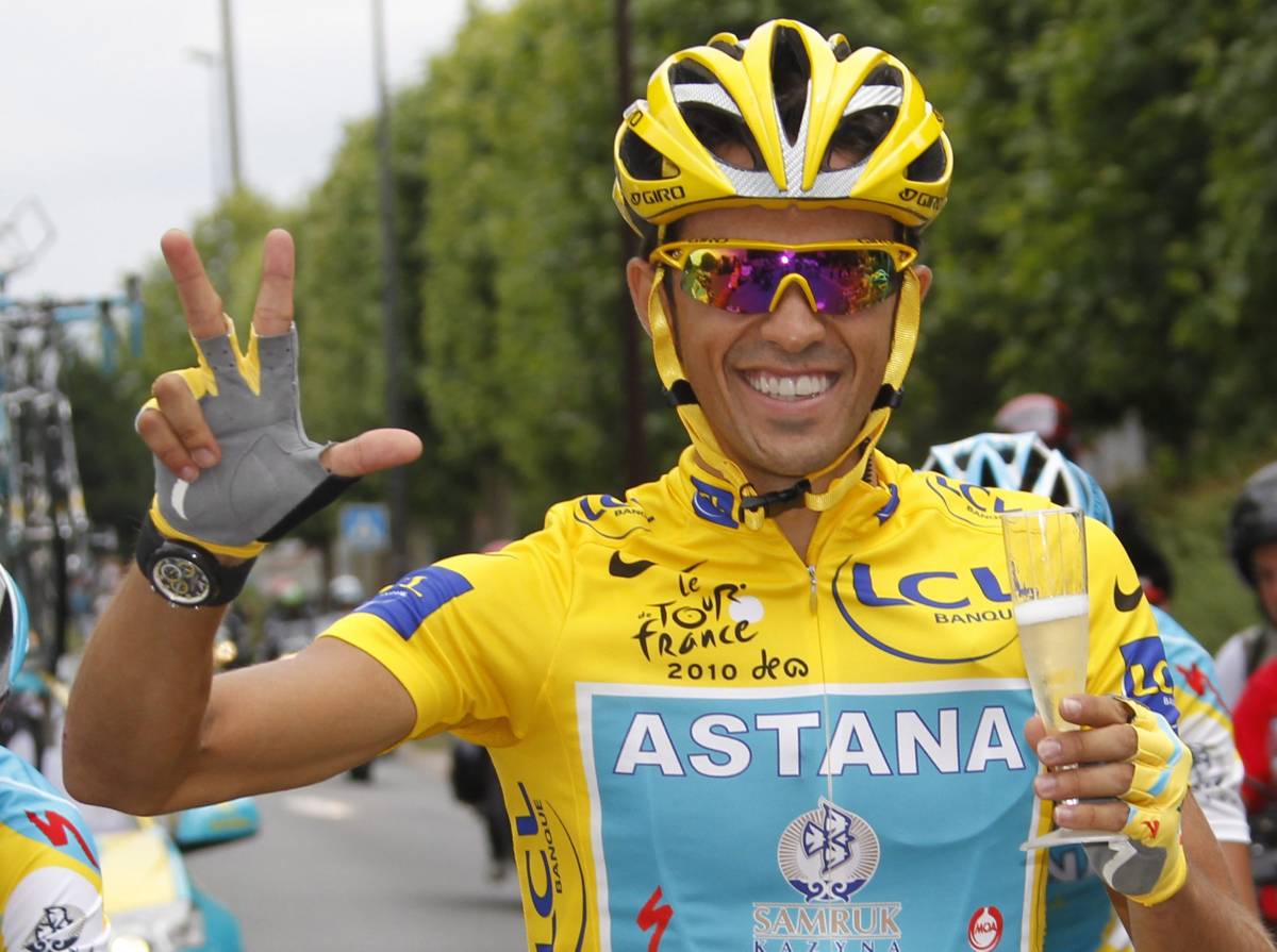 Contador incoronato 
a Parigi: terzo Tour 
Petacchi maglia verde