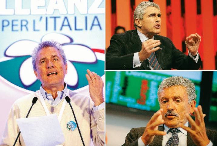 Il "nuovo" contro il Cavaliere: 
60enni e habitué delle poltrone