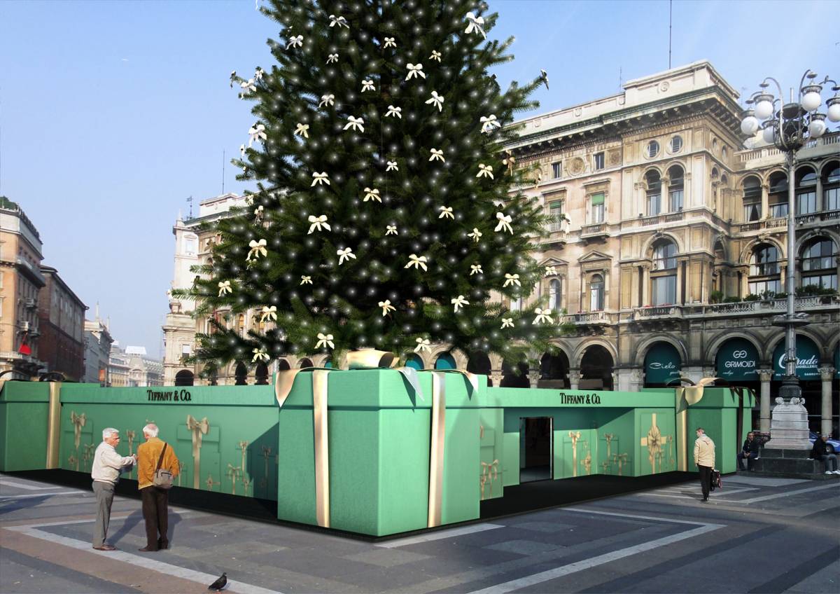 In piazza Duomo sarà un Natale da Tiffany