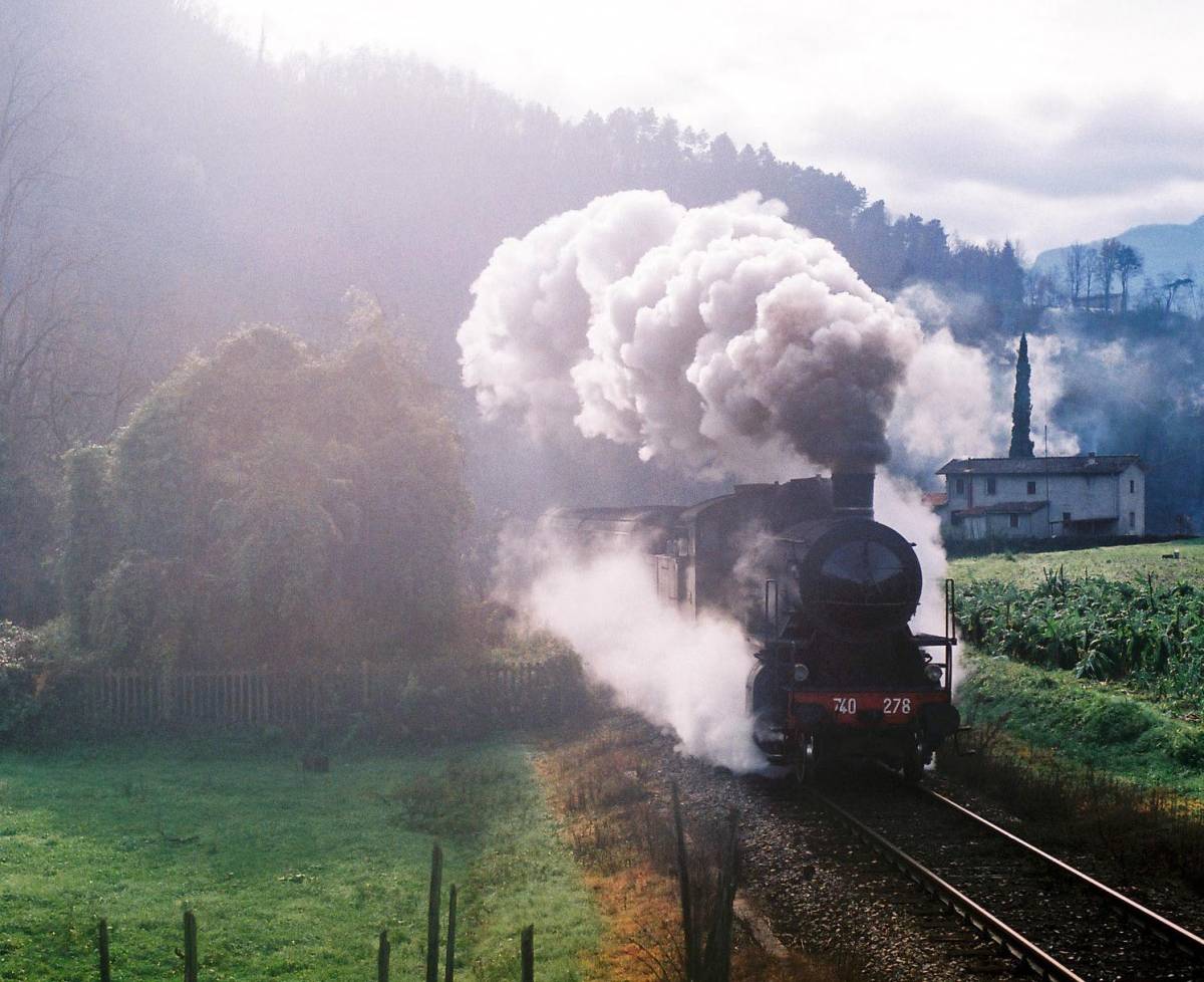 Col treno storico alla sagra