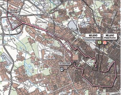 Milano e il Giro d'Italia 2011 
fanno la pace con una 
tappa nel cuore della città