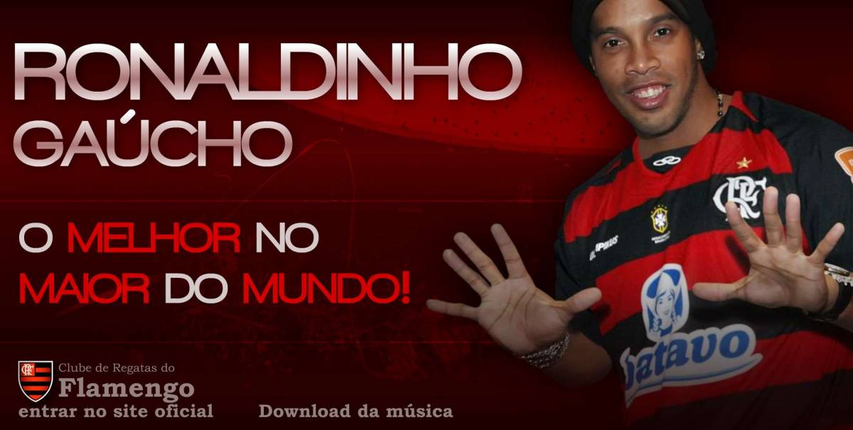 Ora è ufficiale: Ronaldinho al Flamengo