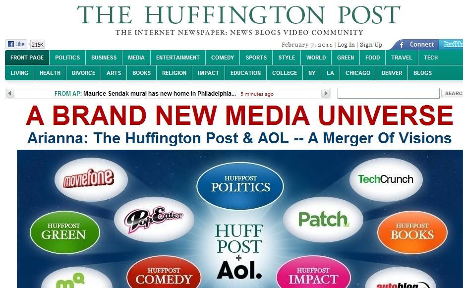 Usa, la rivincita dei blog 
Venduto l'Huffington
