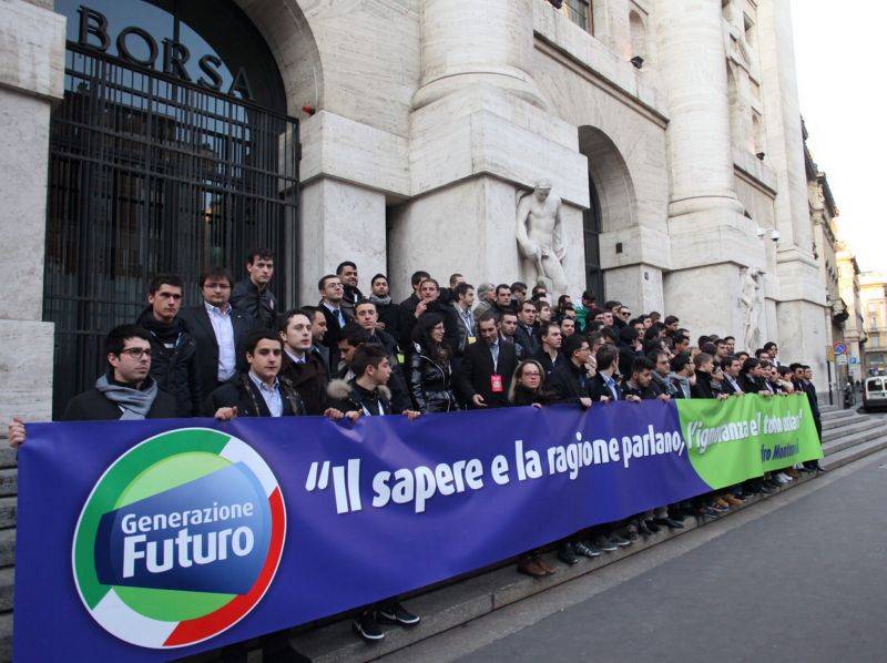 E "Generazione Italia" 
polemizza col Giornale 
Chi muove i giovani Fli?