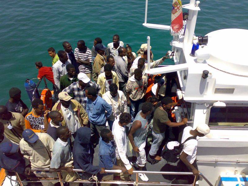 Lampedusa, maxi sbarco