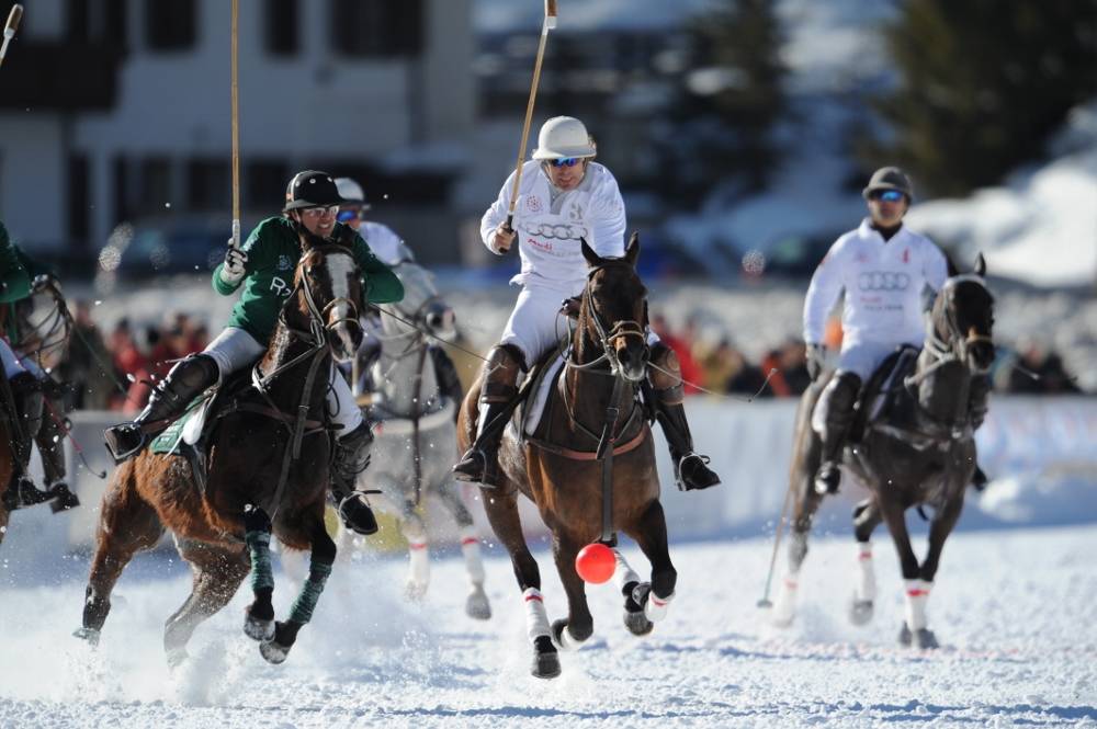 Audi Polo Team domina la finale della 22ma Cortina Winter Polo on snow