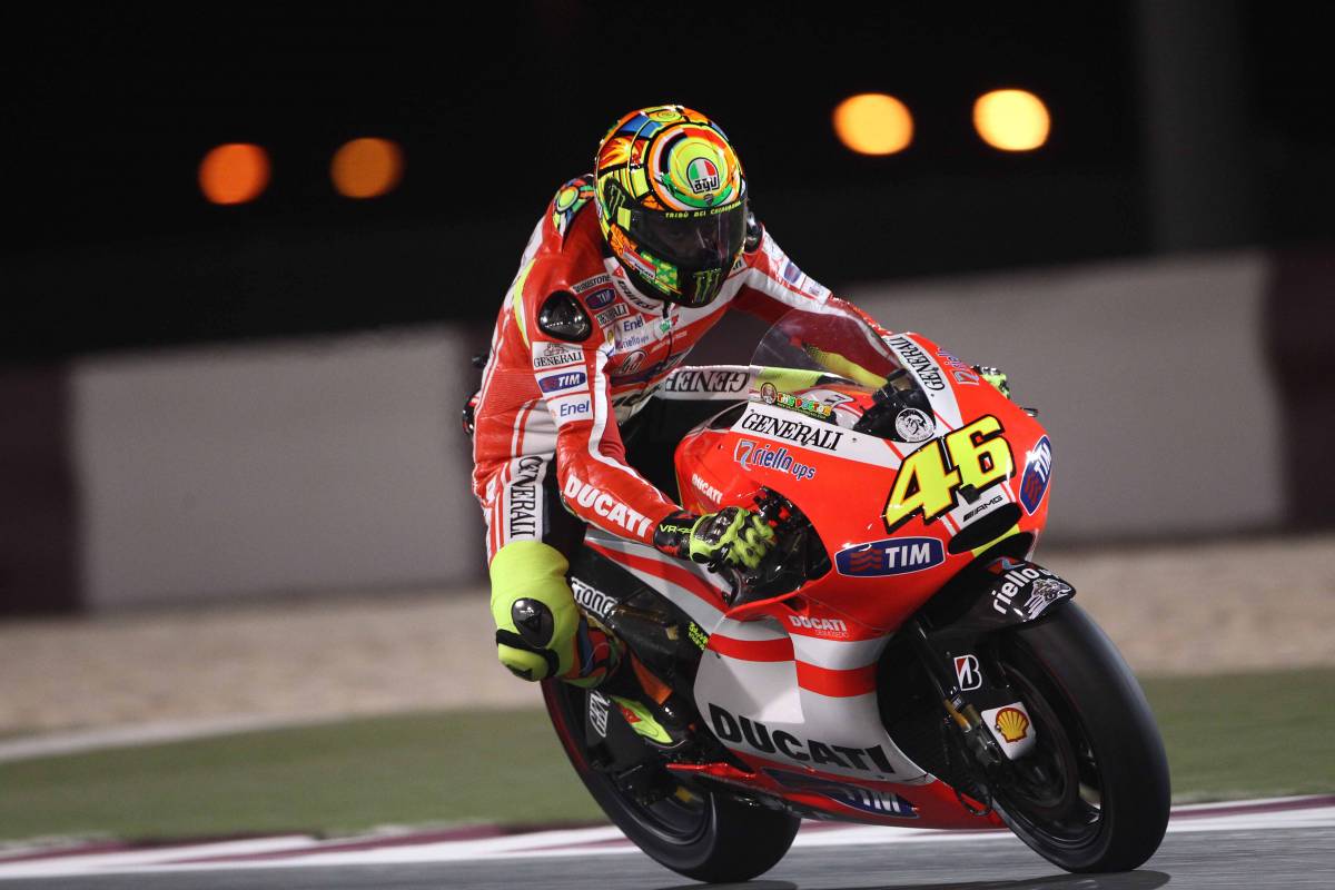 Moto Gp, in Qatar si fa sul serio 
E Valentino è già in scia a Stoner